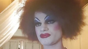 Party slut showing makeup