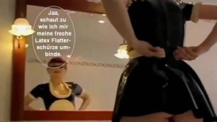 Latex Maid Luder Pressen Scheiss Transvestitenschwein Mit Hausmüll Tot