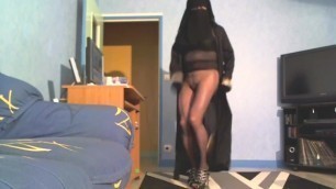 Musulmane En Collant Sans Culotte