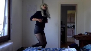 Sissy Dancing #15 - Tech-House and Short Shorts!