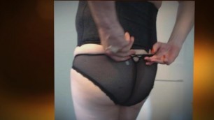 A Sissy Shows off her Panties and a Peek or two of her Boobs