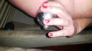 TOYBOY SISSY ANALFISTING PETANQUE METAL BALLS RED NAILS