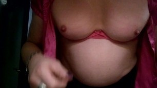 nipple play and breast pumping