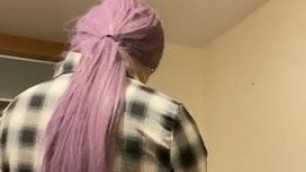 Crossdresser big wrap gagged