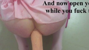 POV You are caught using and stealing the owner's dildo - XXL dildo anal - Sissification