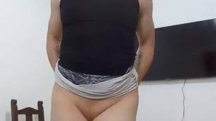 New Sissy Crossdresser Lara White showing off her sexy body beautiful slut face ready to be face fucked used as cumdump