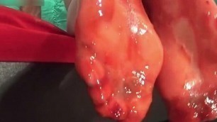 nylondelux – nylon feet, strawberry crush