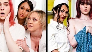 TRANSFIXED - TRANS-LESBIAN DOCTORS COMPILATION! MILFs, THREESOMES, ORGIES, AND MORE!
