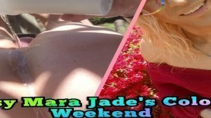 Sissy Mara Jade's Colorful Weekend!