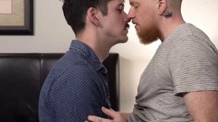 JockPussy - Intimate lovemaking between ginger trans bottom and cis stud